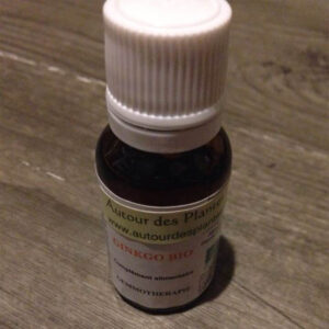 mélange plantes Gingko phytothérapie vue vieillissement et mémoire